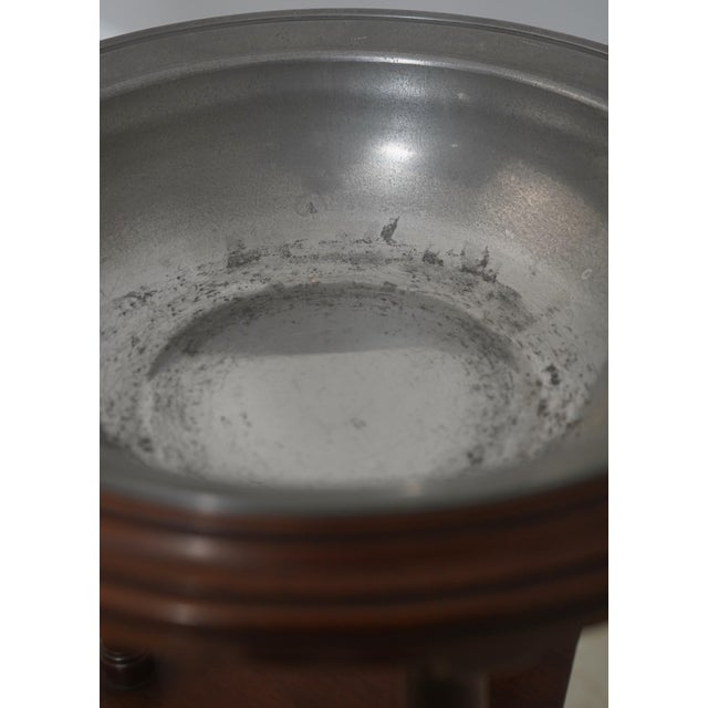 Brown 1950s Kittinger Colonial Williamsburg Cw-5 Mahogany Basin Stand For Sale - Image 8 of 15