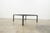 Gray Vintage 1980s Giacometti Style Forged Aluminum/Faux Verdigris Square Glass Coffee Table For Sale - Image 8 of 11
