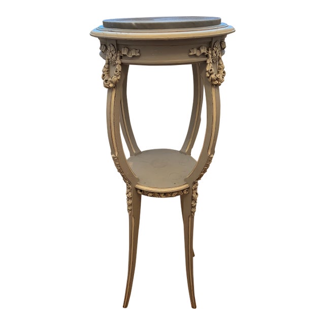 Vintage French Pedestal - Plant Stand For Sale