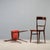 Vintage Beech and Leatherette Chairs, Italy, 1950s, Set of 4 For Sale - Image 9 of 10