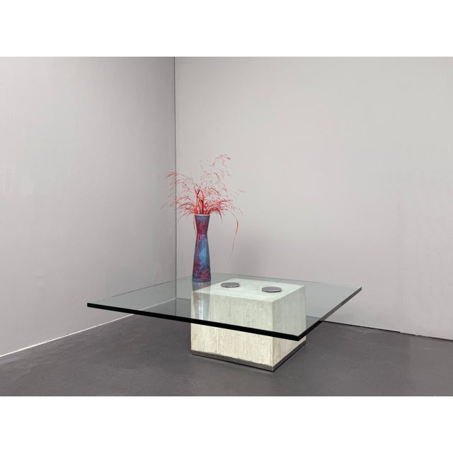 Sapo Coffee Table by Sergio & Giorgio Saporiti for Saporiti, Italy, 1970s, in Very Good conditions. Designed 1970 to 1979...