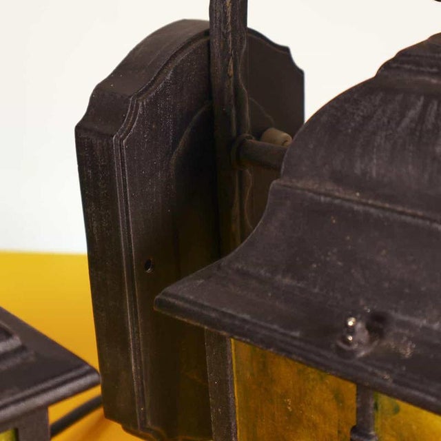 Lanterns in Metal, Set of 2 For Sale - Image 6 of 13