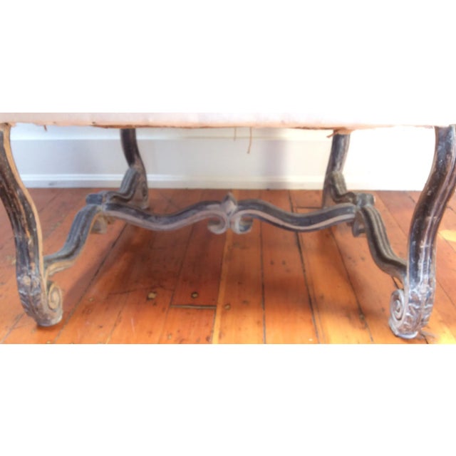 French Painted Finish Throne Chair For Sale In San Antonio - Image 6 of 10