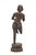 Indian Mid Century Indian Bronze Statue Dancing Girl Metal Antique For Sale - Image 3 of 4