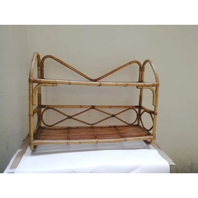 Mid-Century Modern Italian Wall Shelf, 1960s For Sale - Image 3 of 9
