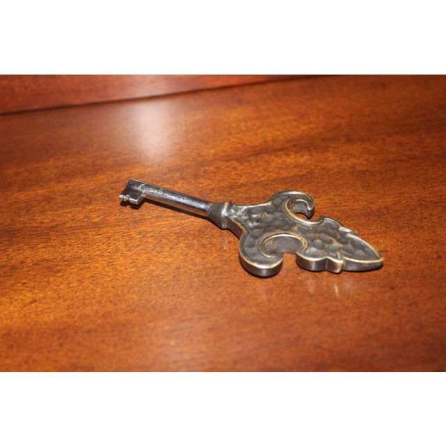 Chestnut Spanish Style Crotch Walnut Drinks Cabinet For Sale - Image 8 of 13
