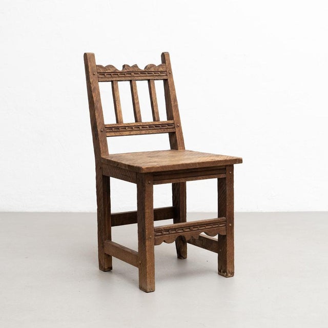 1940s Mid-Century Modern Rationalist Wood Chairs, 1940s, Set of 4 For Sale - Image 5 of 18