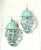 Funky Vintage Pair of Solid Brass Verdigris Wall Lanterns - 14”h X 7” W X 8”.5 D For Sale - Image 16 of 17