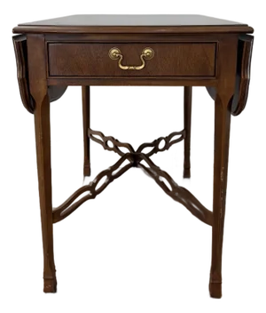 Vintage Drexel Mahogany Gateleg Drop-Leaf Table