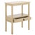 Tan Heaven Scalloped Low Drawer Accent Table in Natural For Sale - Image 8 of 10