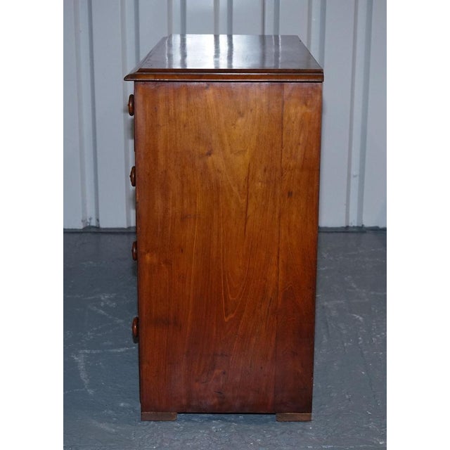 Large Victorian Chest of Drawers with Original Knobs and Locks For Sale - Image 13 of 16