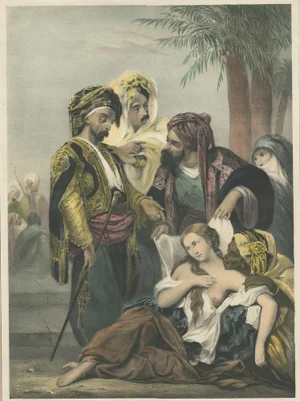 Hartwich, Slave Market, 1850, Print