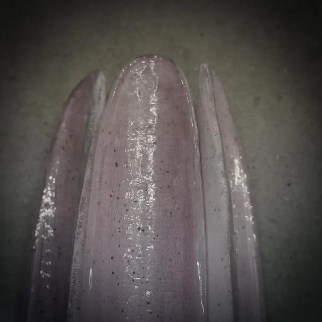 Italian Pink Murano Scavo Glass Wall Light, 2000 For Sale - Image 6 of 9