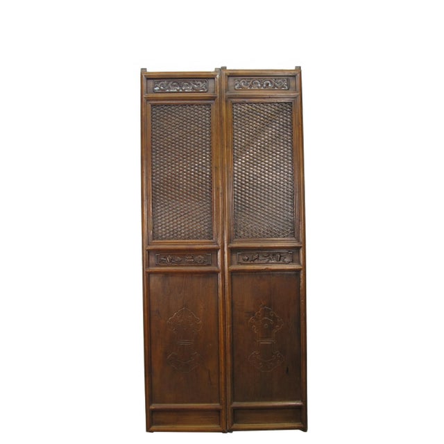 Pair of Beautiful Lattice Screen Door Panel For Sale - Image 10 of 10