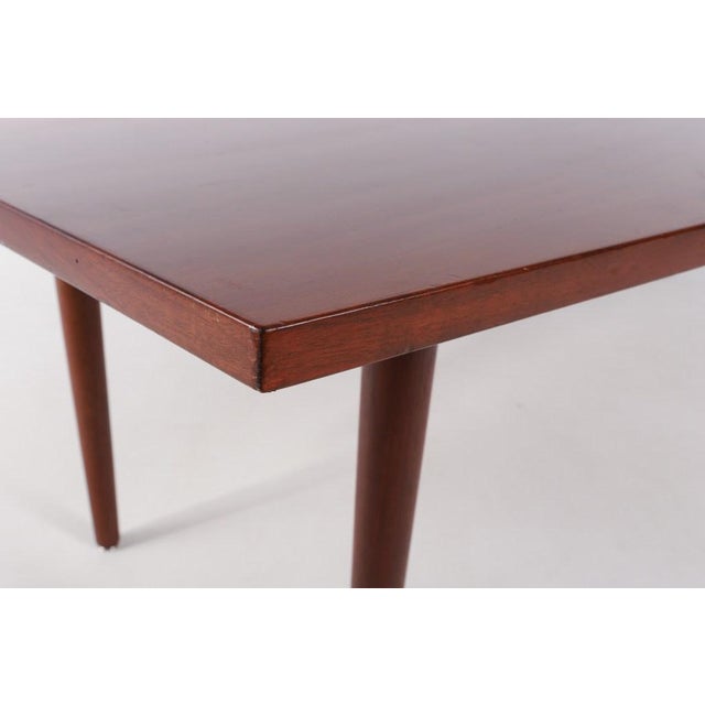 Wood Danish Modern Teak Table by Johannes Andersen For Sale - Image 7 of 14