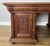 Brown Antique French Style Oak Double Sided Carved Pedestal Desk For Sale - Image 8 of 18