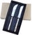 Gorgeous set of 2 antique handcrafted mother-of-pearl and Sterling silver caviar knives in original box. Exhibiting an...