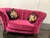 This style of loveseat reflects mid-20th century design aesthetics, particularly popular from the 1940s through 1970s. The...