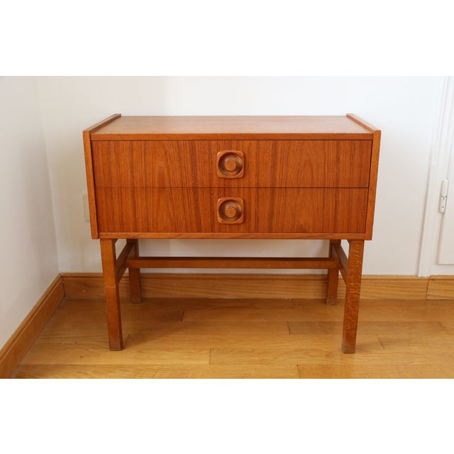 Small Scandinavian Chest of Drawers in Teak, 1960 For Sale - Image 15 of 15