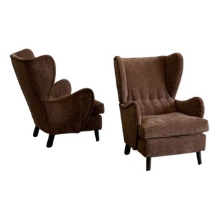 Duplus Lounge Chairs - Pair For Sale