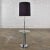 Mid 20th Century Mid-Century Modern Floor Lamp Chrome Cylinder With Attached Glass Side Table Style of George Kovacs For Sale - Image 13 of 13