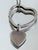 Vintage Tiffany & Co. Sterling Silver Heart on Heart Pendant Necklace 1990s For Sale - Image 12 of 14