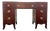 20th Century English Georgian Revival Mahogany Pedestal Desk For Sale