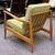 Olive Fantastic Pair of Mid Century Modern Teak Frame & Cushioned Lounge Chairs c.1960 For Sale - Image 8 of 14
