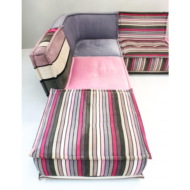 Rolls Modular Sofa by Missoni for Chateau Dax, Italy, 2000s, Set of 10 For Sale - Image 4 of 18