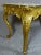 Golden Wooden Console Table with Mirrow For Sale - Image 3 of 13