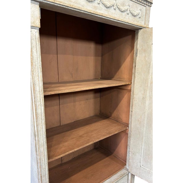 Gustavian Linen Cupboard, 1880s For Sale - Image 6 of 9
