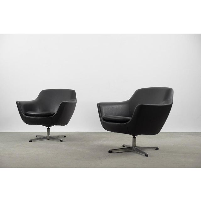 Set of Scandinavian Vintage Swivel Chairs, 1970s For Sale - Image 17 of 18