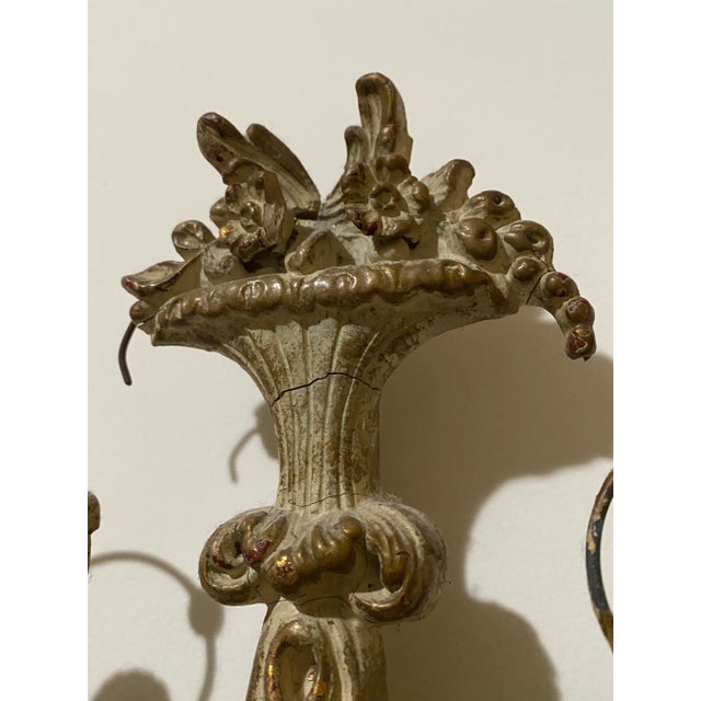 Almond Antique French Victorian Mirror For Sale - Image 8 of 9
