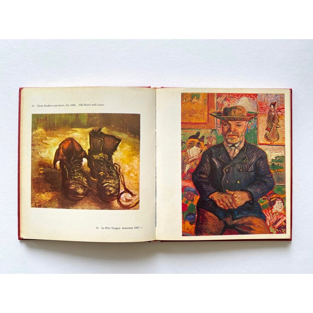 Rustic European Vincent Van Gogh Vintage 1975 First Edition Postimpressionist Lithograph Print Hardcover Modern Art Book For Sale - Image 3 of 18