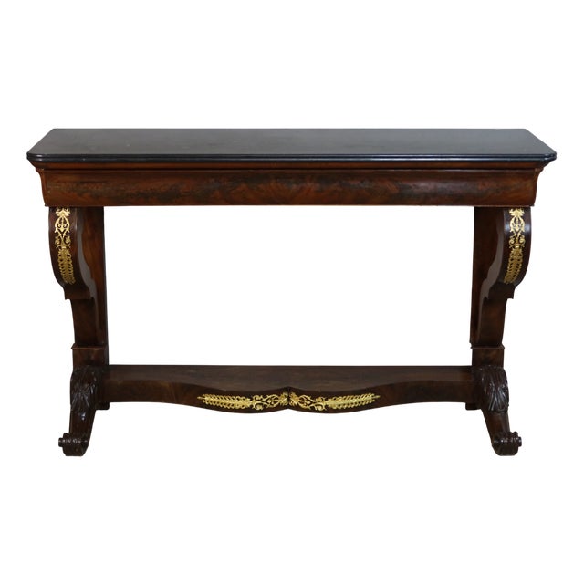 Large Antique Console Table, 1800s For Sale