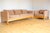 Mid-Century Modernist Sofa and Armchair in Blonde Maple and Upholstery attributed to Terence Conran, 1970s, Set of 2 For Sale - Image 15 of 18