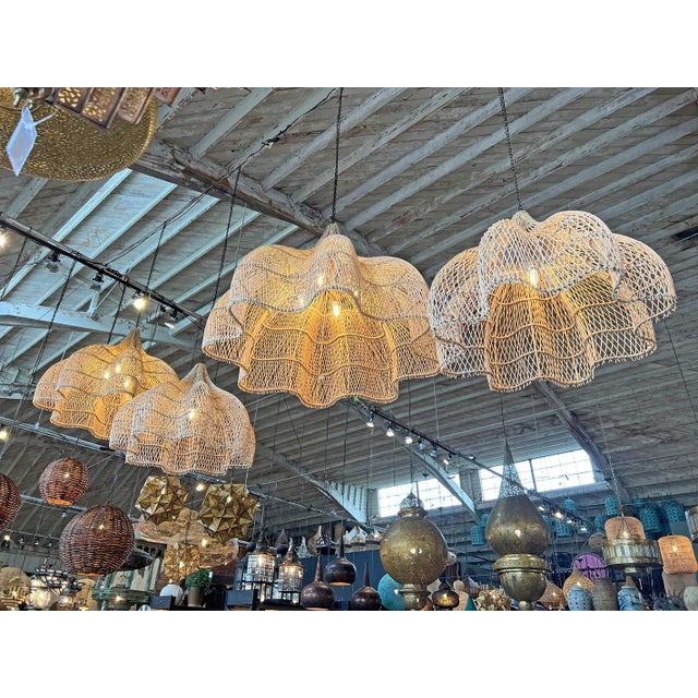 Matador Wicker Chandelier X-Large For Sale - Image 9 of 12
