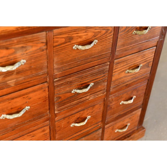 Wood Art Nouveau Ironmongers Drawers, 1890s For Sale - Image 7 of 12