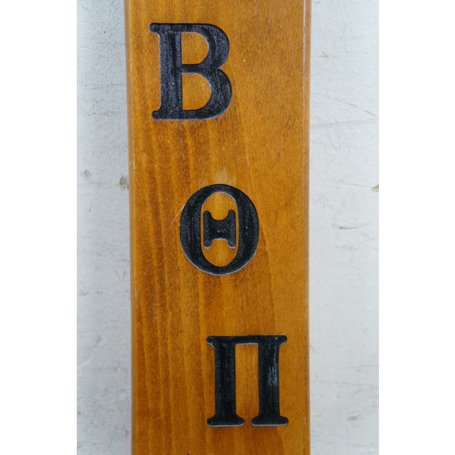 1960s Miami University Bθπ Beta Theta Pi Greek Fraternity Hazing Paddles 22" For Sale - Image 4 of 15