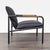 Sauder Boulevard Modern Black Lounge Chair With Metal Frame and Wood Accents For Sale - Image 4 of 8