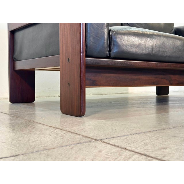 Gavina Bastiano Leather Sofa by Afra and Tobia Scarpa for Gavina, 1960s For Sale - Image 4 of 14