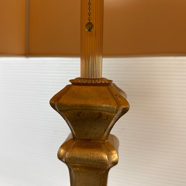 Baker Knapp & Tubbs Giltwood Table Lamps, Pair For Sale - Image 12 of 12