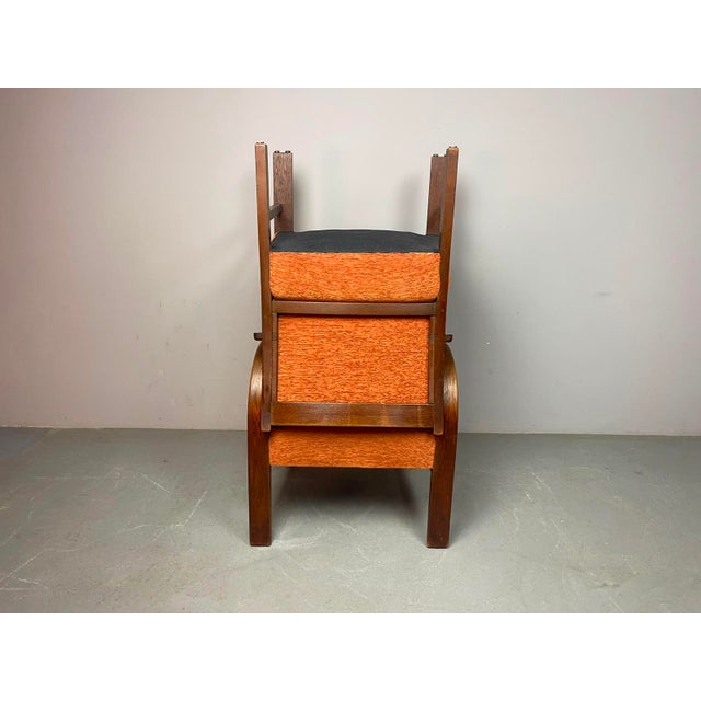 Dutch Art Deco Sculptural Armchairs, 1930s, Set of 2 For Sale - Image 16 of 18
