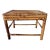 Vintage 1970’s Large Scorched Bamboo Plant Stand or Riser For Sale