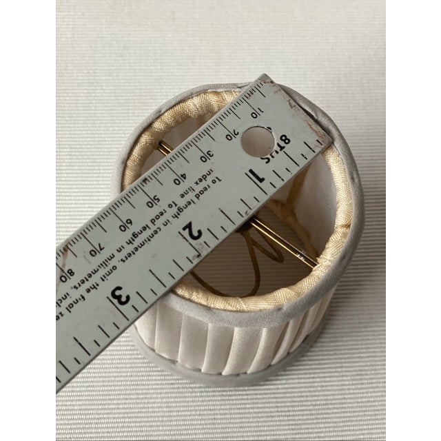 Vintage Pleated Mini Lamp Shade For Sale In Pittsburgh - Image 6 of 6