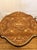 Vintage Colonial Sorrento Farfalla Drop Leaf Serving Trolley with Inlaid Brass Ornaments and Round Hinged Top, 1950s For Sale - Image 15 of 18