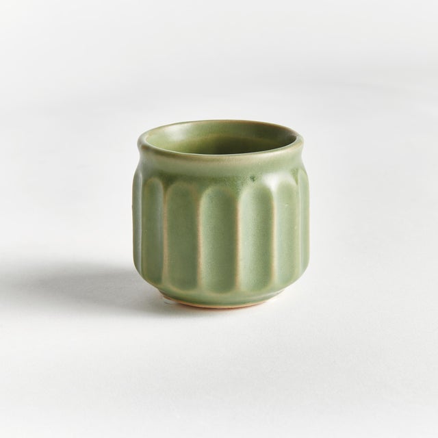 Green Dezie Mini Pots, Set Of 6 For Sale - Image 8 of 14