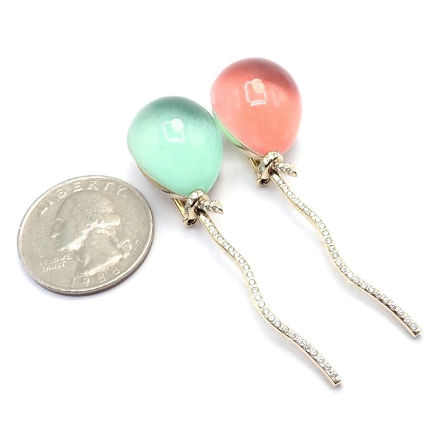 1980s Vhernier Pallocini White Gold Diamond Set of Two Pins Brooches For Sale - Image 10 of 14