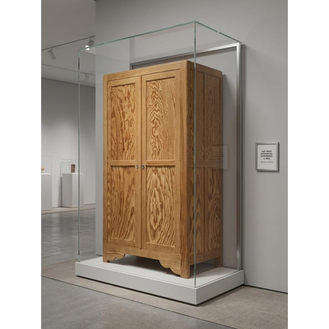 Art Deco Style Wardrobe, 1940 For Sale - Image 4 of 4
