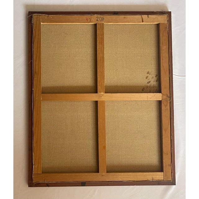 Oleg Zinger Oil Painting Sign Cubism Naked Women on the Beach 1945 France For Sale In New York - Image 6 of 11